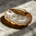 Natural Onyx Stone Jewelry Dish